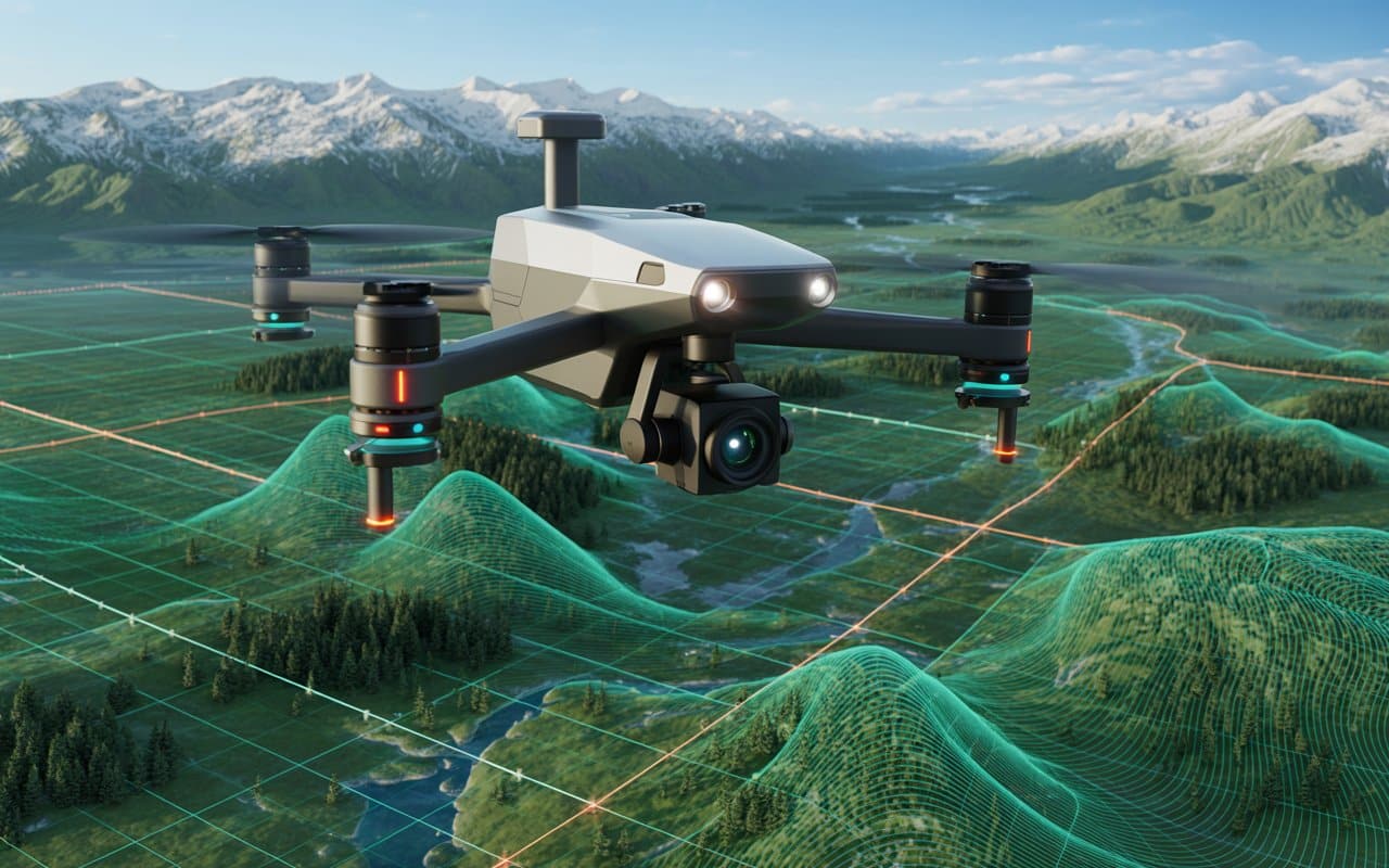 The Power of Drone LiDAR for Surveying Large Areas