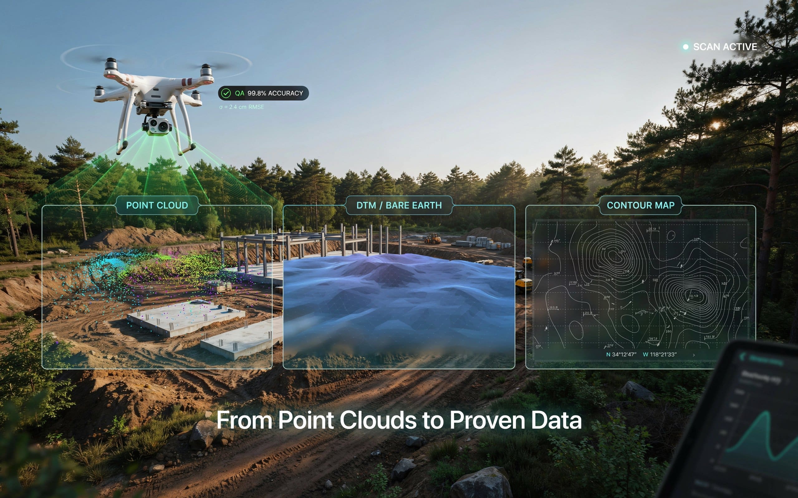 Drone LiDAR Deliverables: Point Clouds, Ground Models, and QA That Builds Confidence