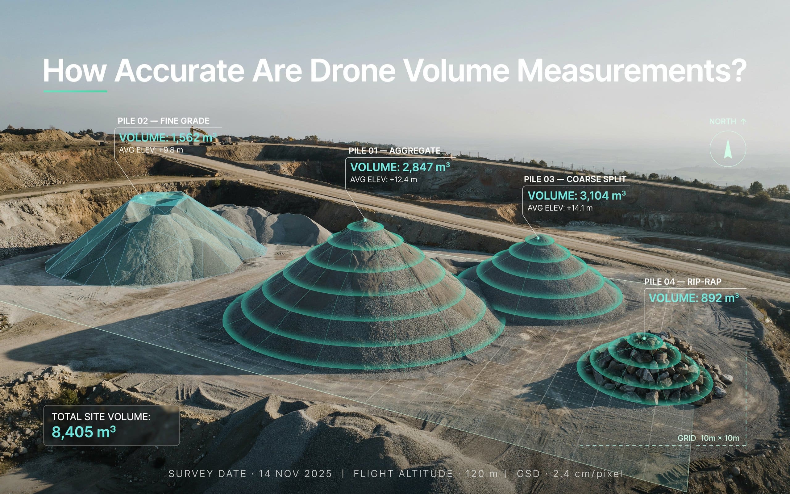 How Accurate Are Drone Volume Measurements with Photogrammetry?