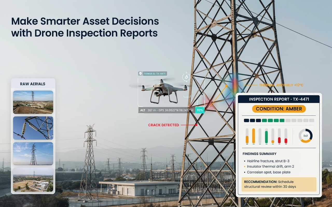 Drone Inspection Reporting That Works: How to Turn Images into Decisions