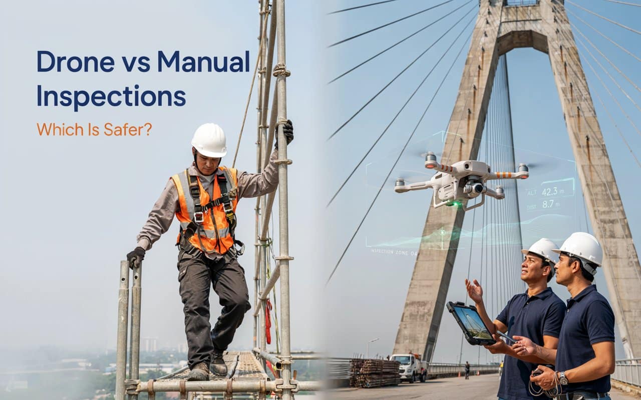 Drone Inspections vs Manual Inspections: Which Is Safer?