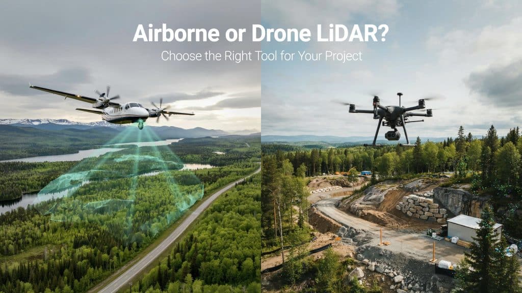 Drone LiDAR vs Airborne LiDAR