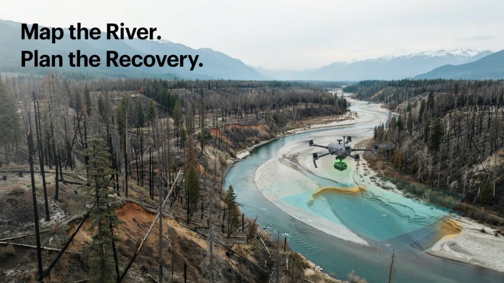 Drone Bathymetry for Post-Wildfire River Recovery